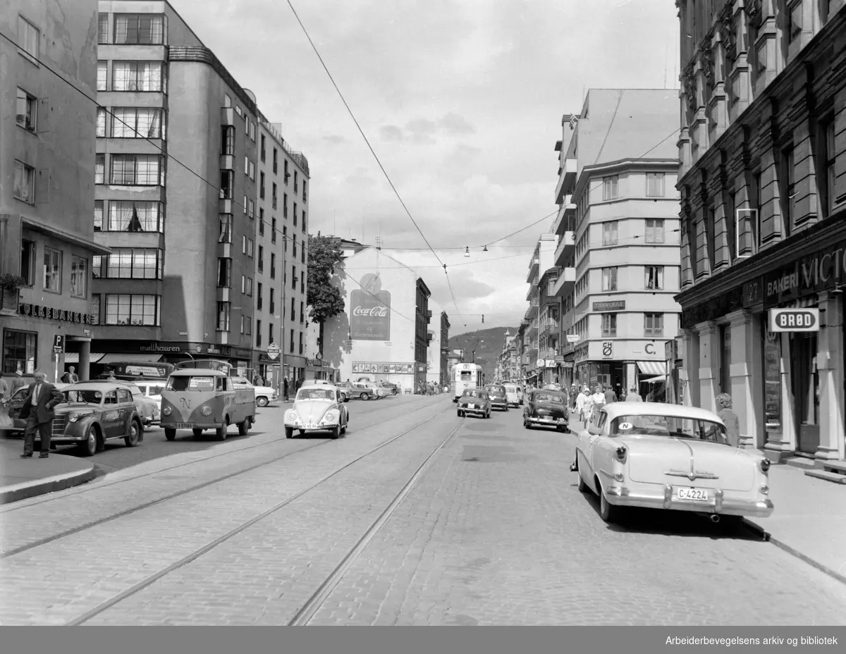 Bogstadveien. Juni 1960