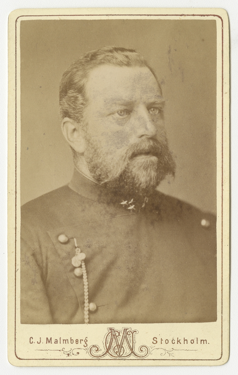 Porträtt av Knut af Klinteberg, kapten vid Smålands grenadjärbataljon I 7.