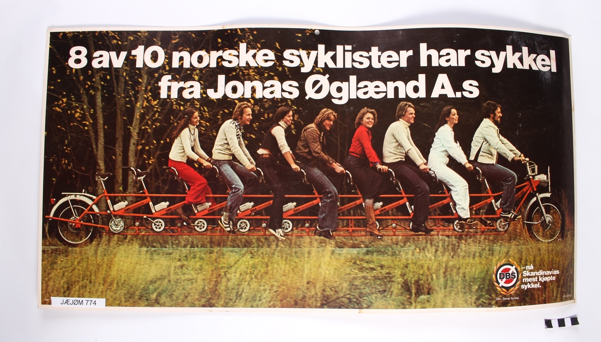 Reklameplakat for Jonas Øglænd.
