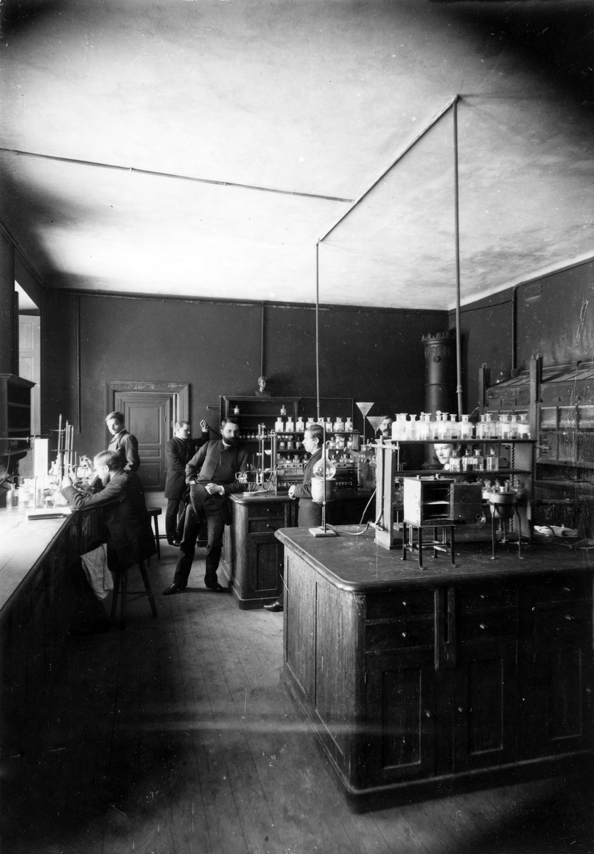 Laboratoriet vid kemiska institutionen, Uppsala universitet 1888