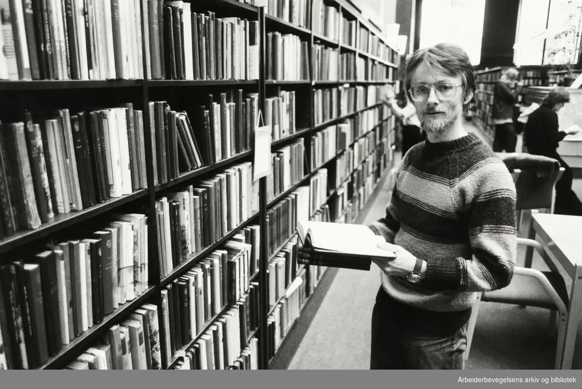 Deichmanske Bibliotek. Hovedbiblioteket. Trond Bakke. Oktober 1982 ...