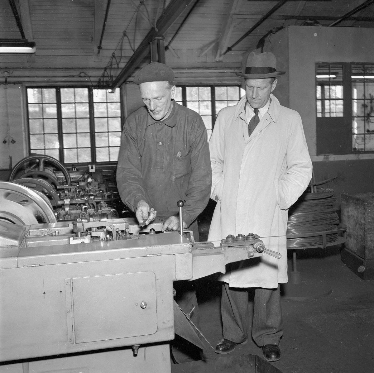 Kårbergs spikfabrik.
Oktober 1956.