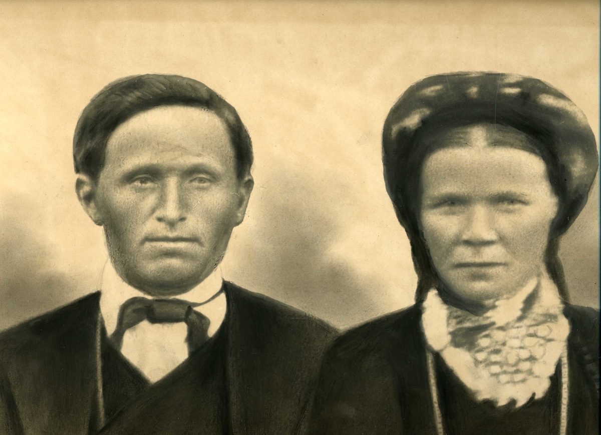 Aanund Ståleson Tveiten og Gunhild Kjetilsdotter, fødd Kvaale. Rek 1922