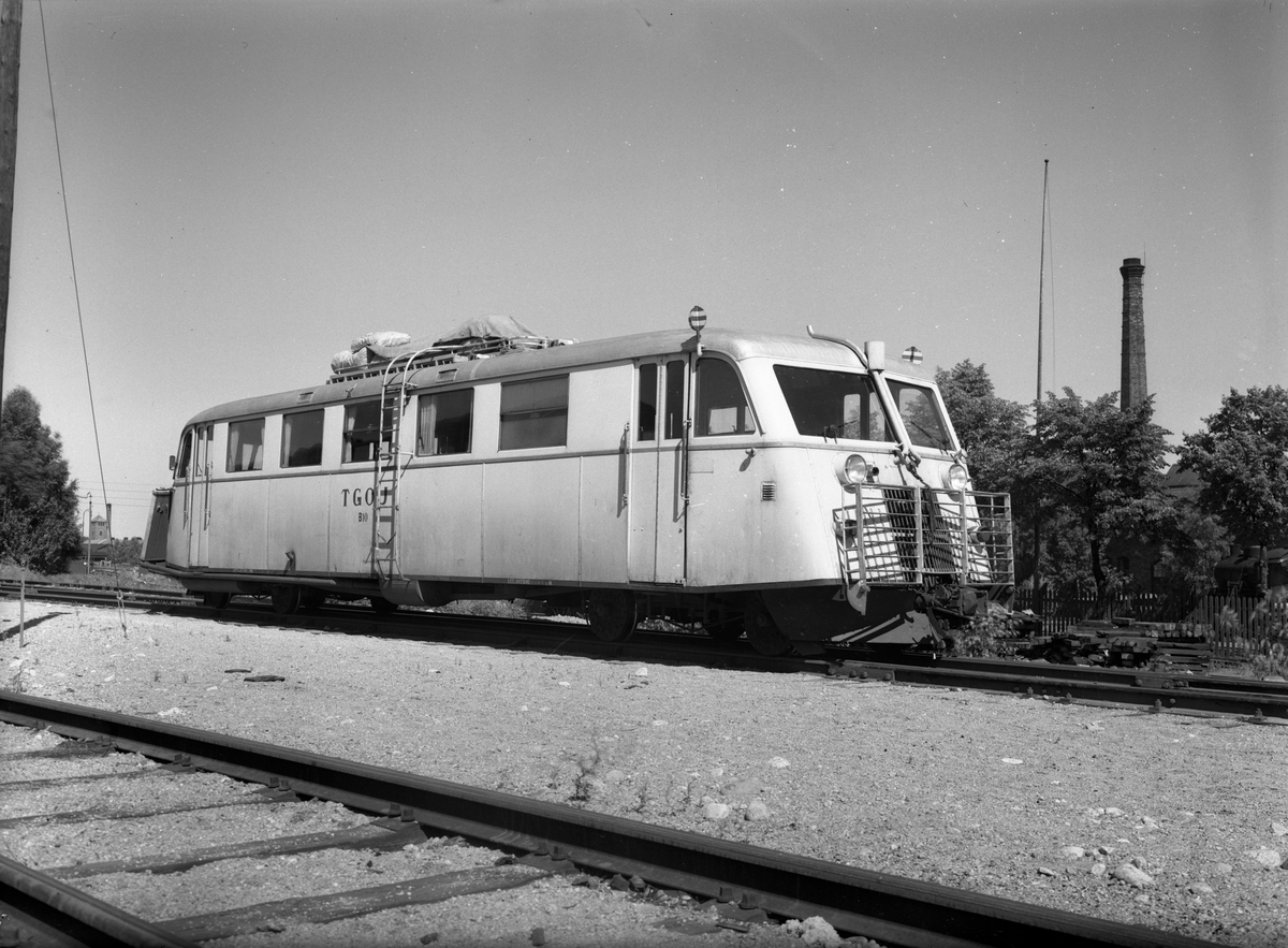 Motorvagn TGOJ Yo8g 10, byggd av Hilding Carlsson och levererad till ...
