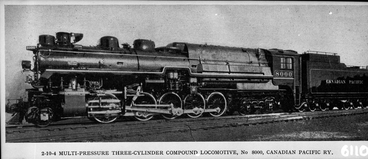 (Canadian Pacific Railway ) CPR lok 8000