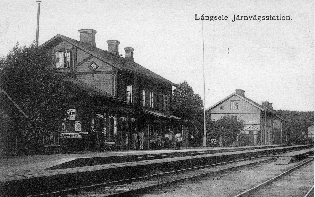Långsele stationshus - Järnvägsmuseet / DigitaltMuseum