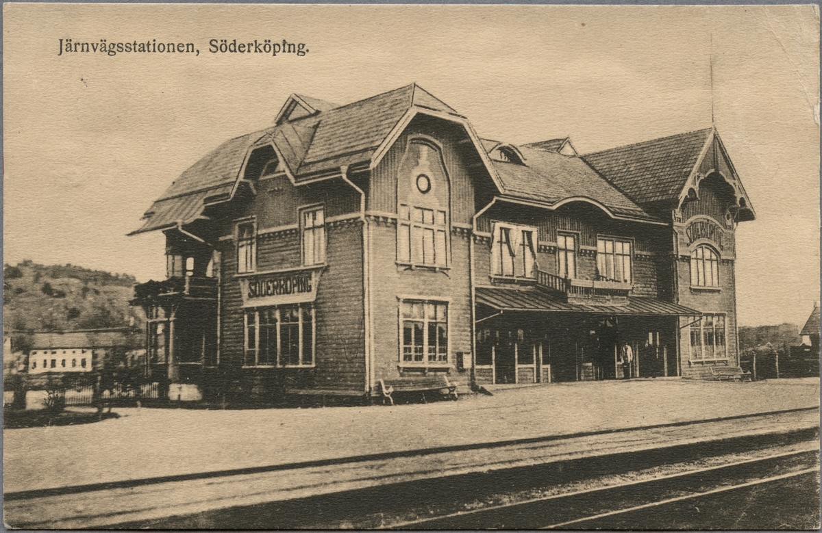 Söderköping järnvägsstation.