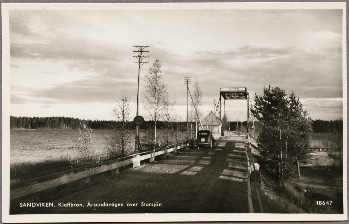Klaffbro vid Storsjön, Sandviken.