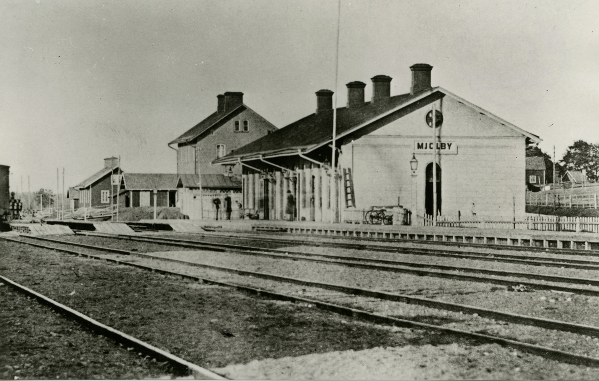 Mjölbys äldsta station.