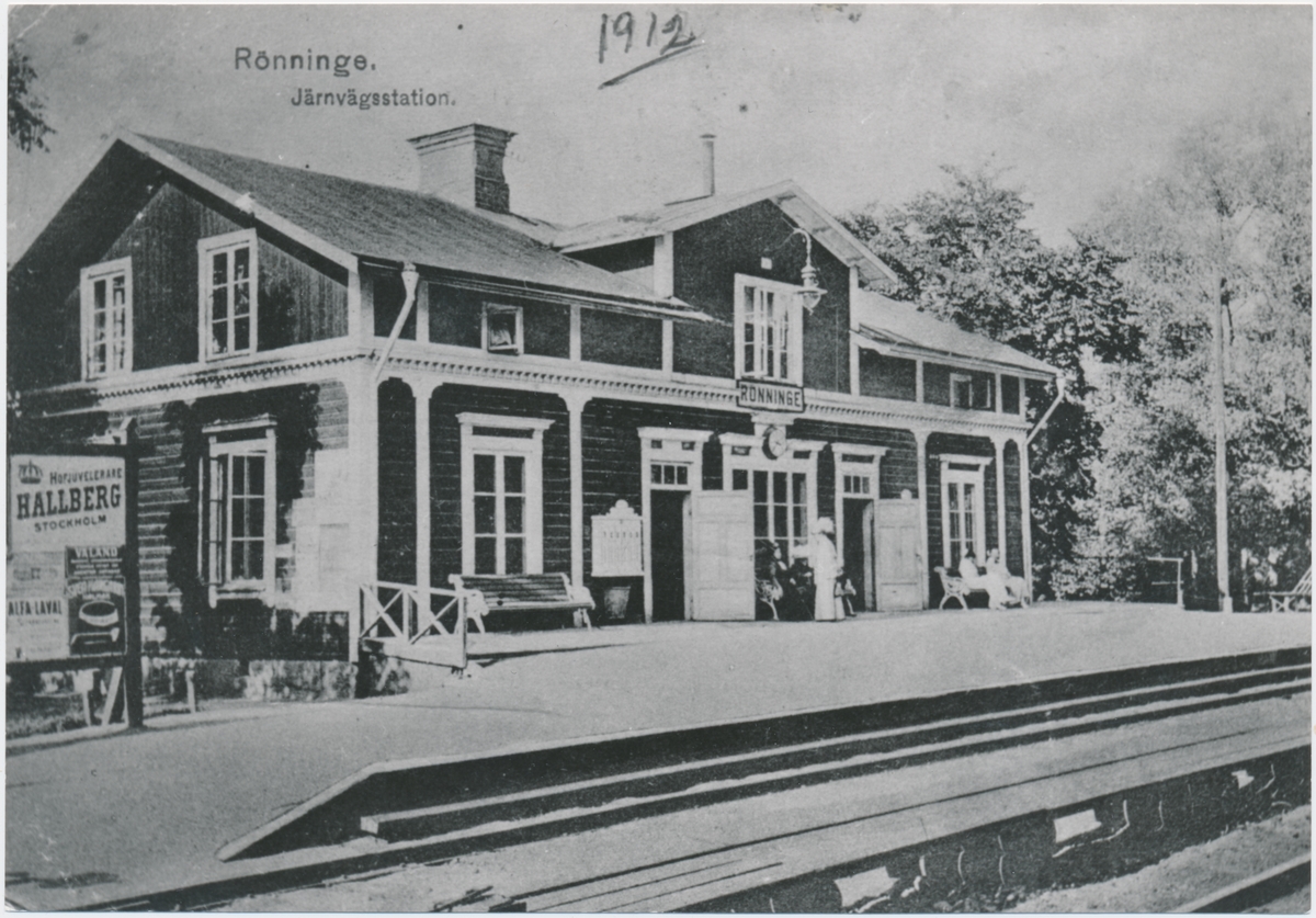 Rönninge station. - Järnvägsmuseet / DigitaltMuseum