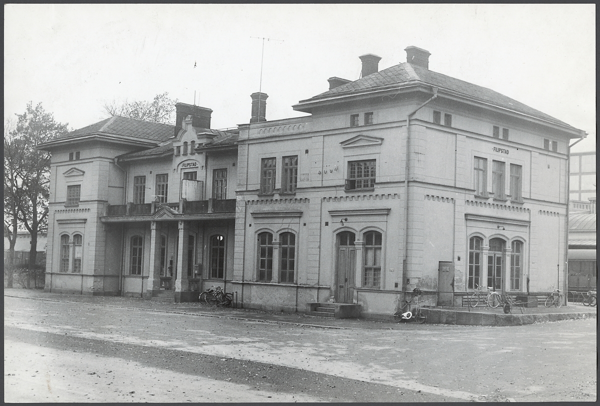 Filipstad station. - Järnvägsmuseet / DigitaltMuseum