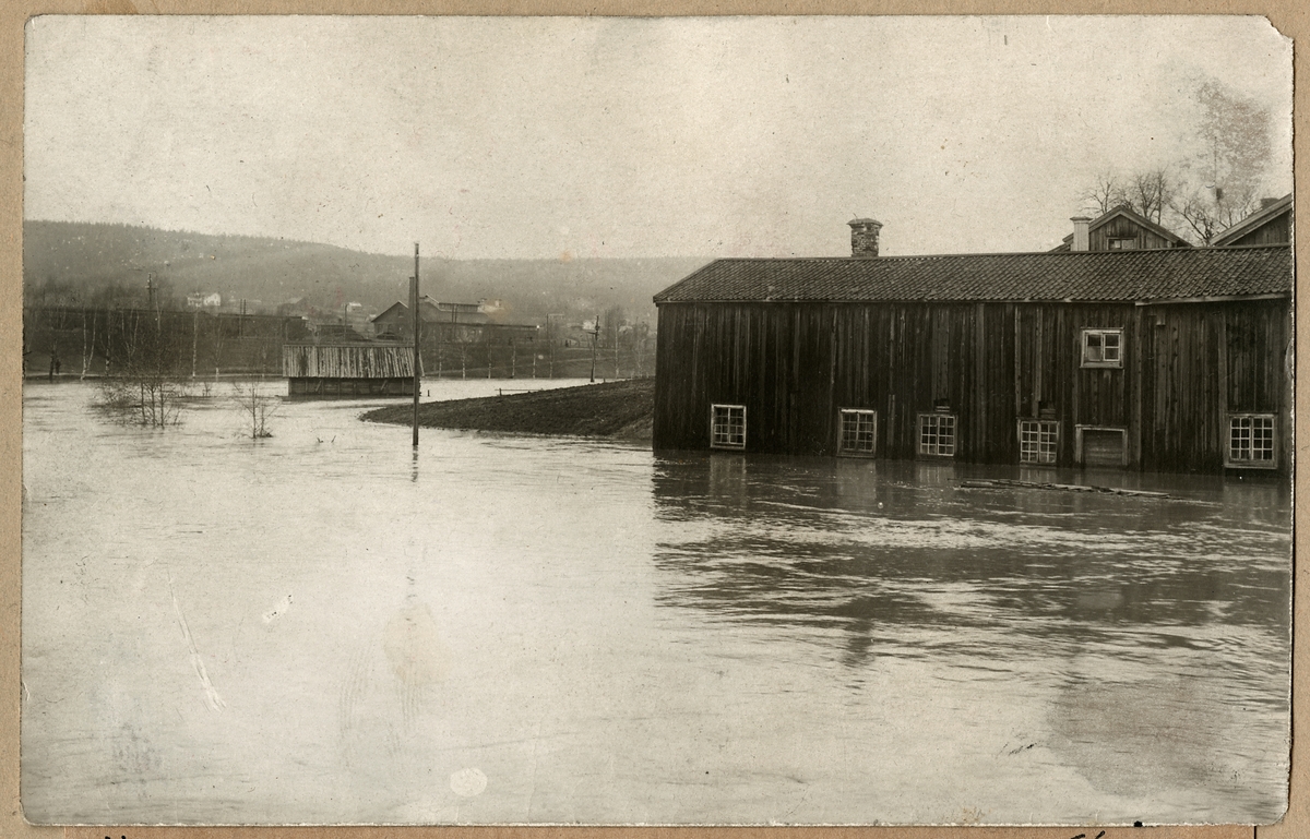 Översvämning av Selångerån 4/5 1919.