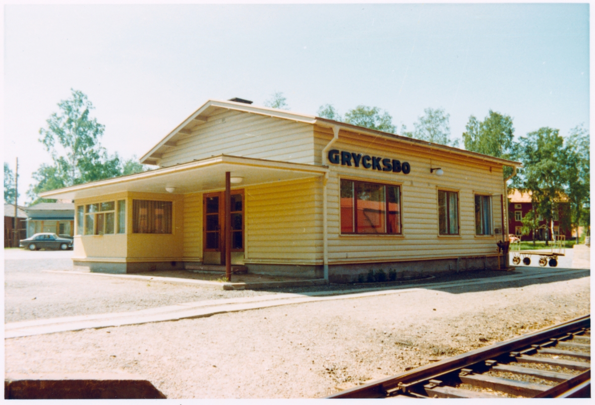 Grycksbo station. Bilden tagen i samband med stationshusinventering.