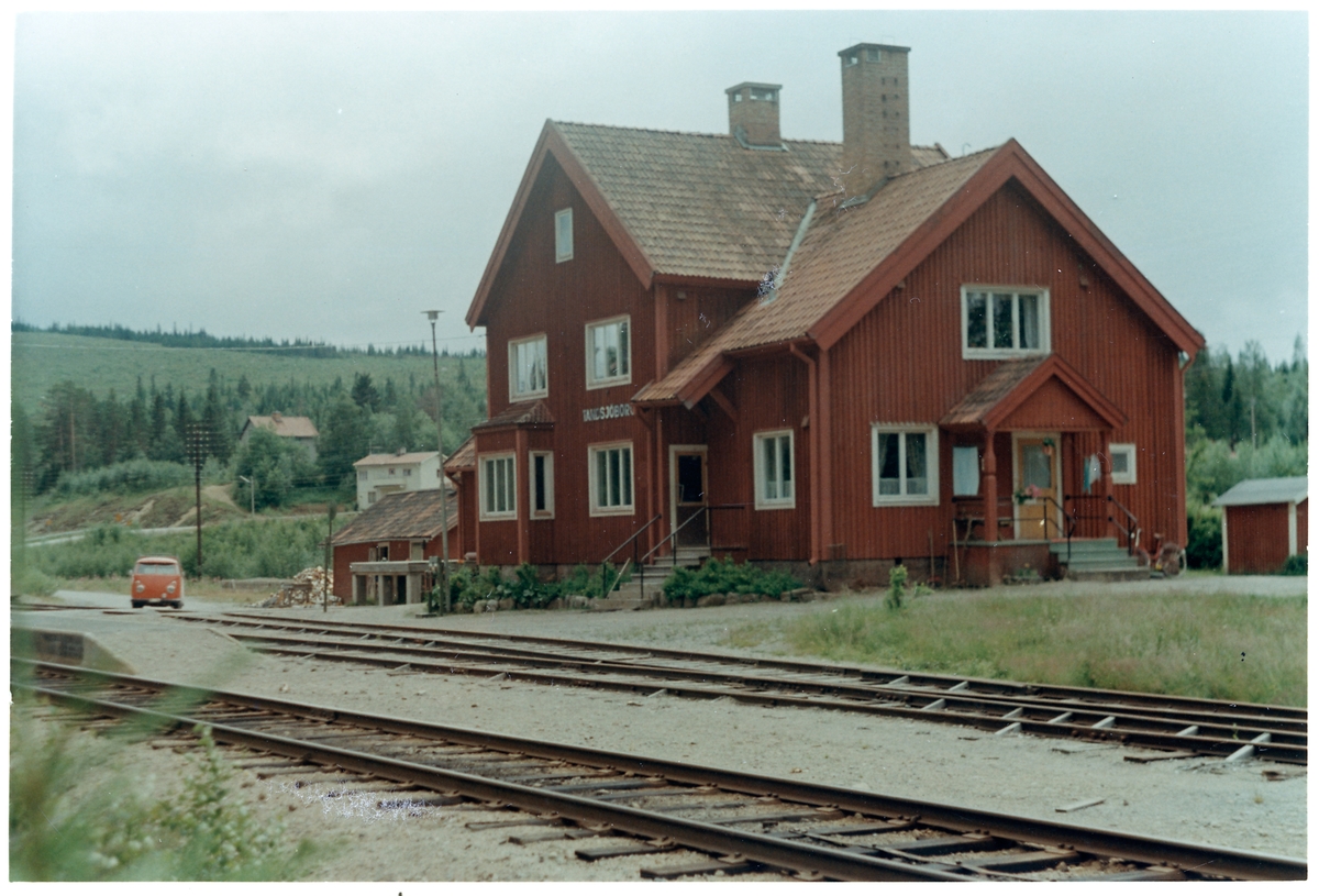 Tandsjöborg station. - Järnvägsmuseet / DigitaltMuseum