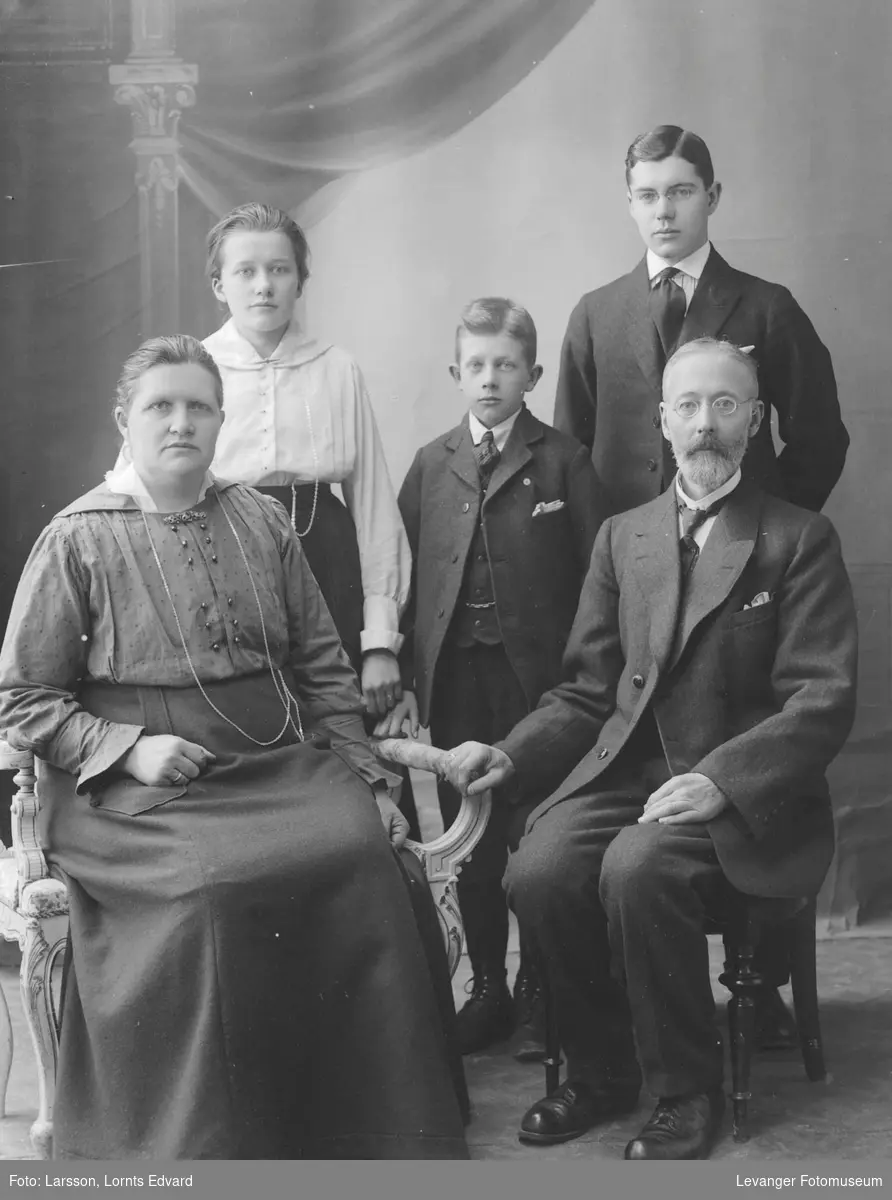 Familien Rostad Verdalsøra.