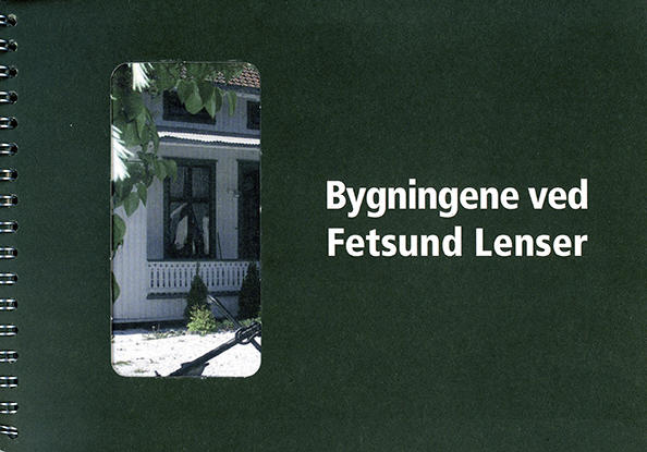Forside på boka "Bygningene ved Fetsund lenser". (Foto/Photo)