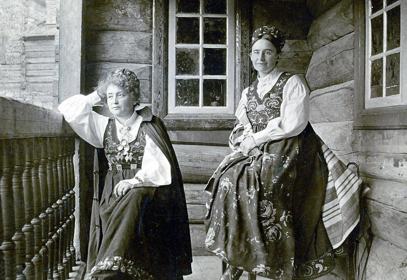 Hulda Garborg og Tilla Valstad var begge glade i å lage mat - og gode venninner. (Foto/Photo)