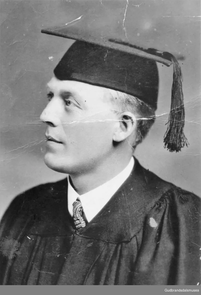 Arne Teigen (f. 1896) som student i Amerika i 1920-åra