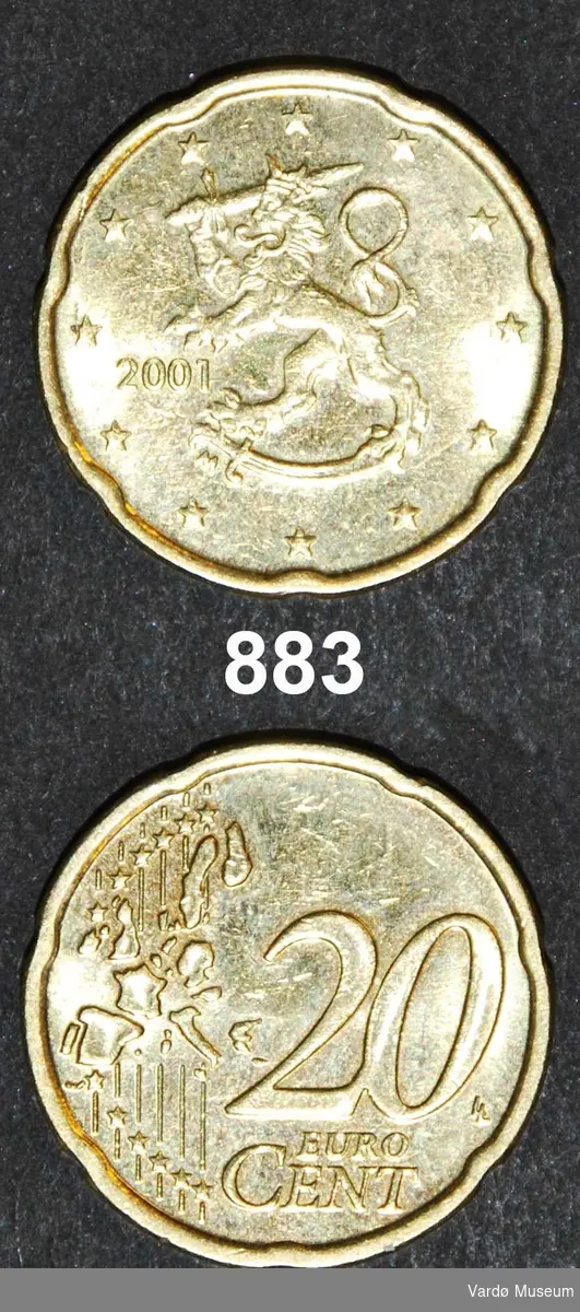 20 cent. Finsk - Euro.
