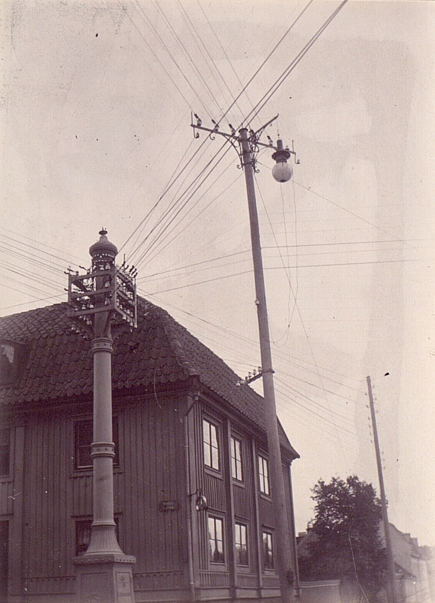 Karlshamn telefonnät och stationer omkr. 1900.