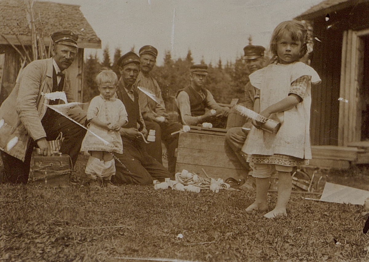 Telearbetare i Norrland. Från 1920-talet.