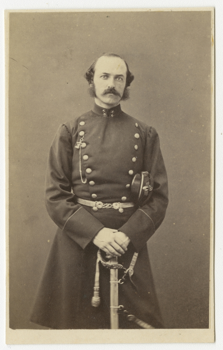 Porträtt av Olof Richard Meurling, officer vid Västmanlands regemente I 18.