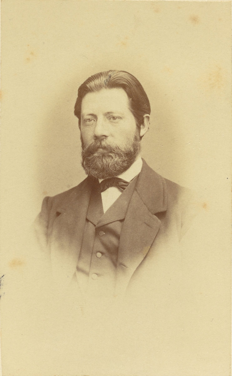 Porträtt av Th. Winborg, omkring 1870.