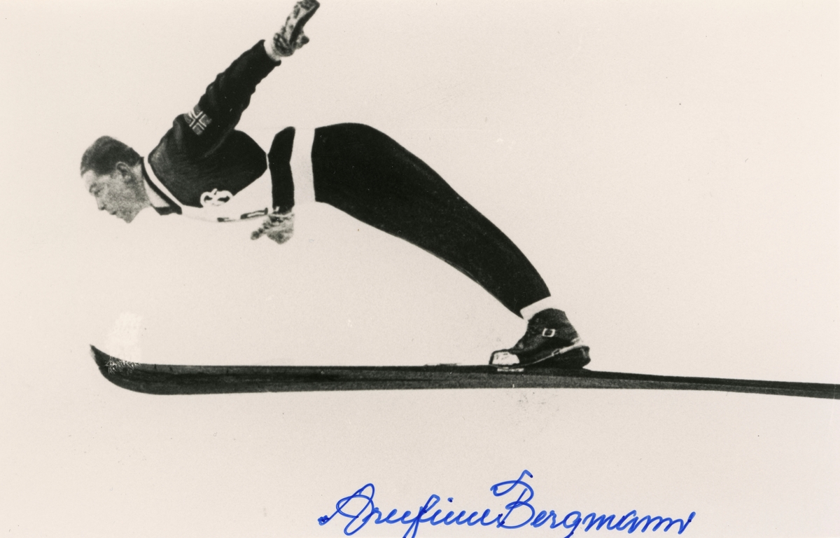 Arnfinn Bergmann i aksjon Norsk Bergverksmuseum / DigitaltMuseum