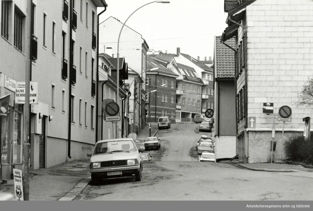 Kampen. Bøgata. Februar 1992