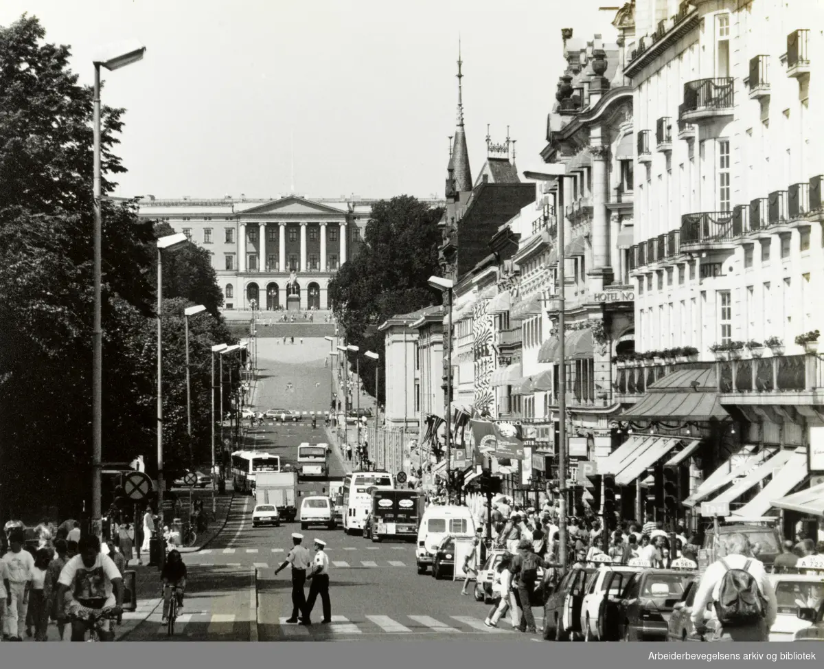 Karl Johans gate. 8. juli 1993