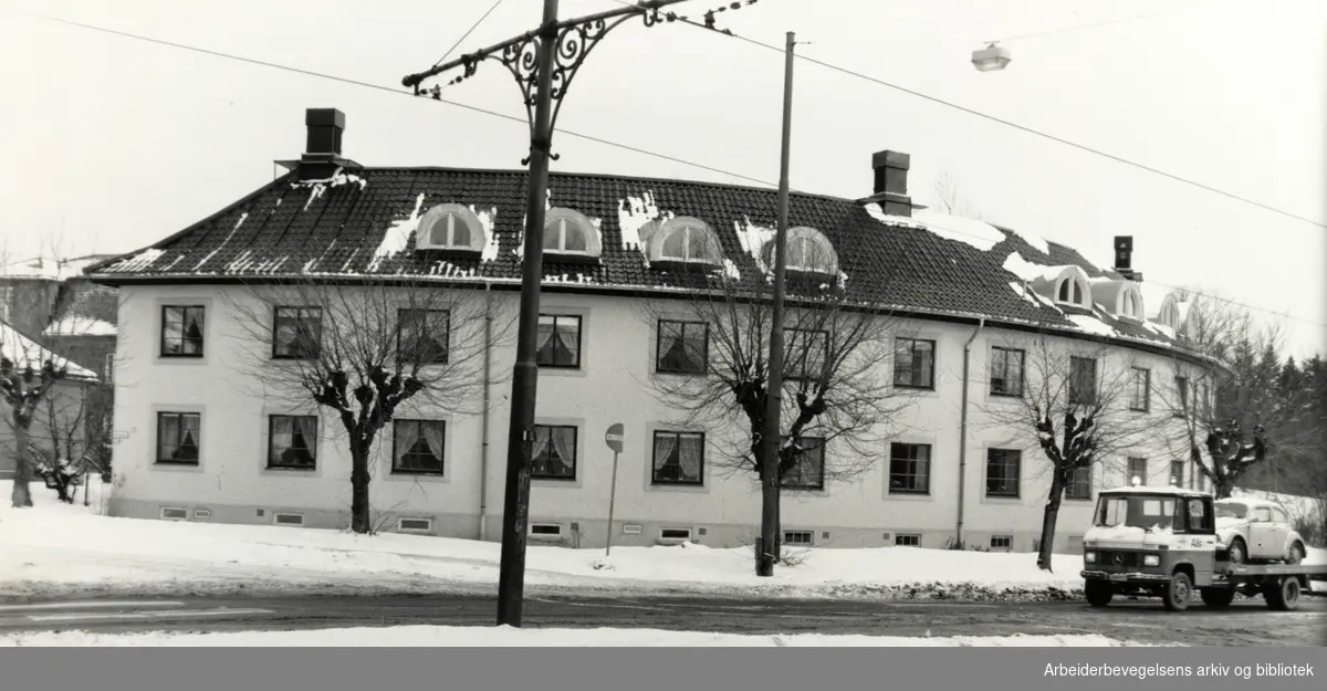 Lindern Eldrekollektiv og Adamstuen Hjemmehjelperskole. Februar 1988