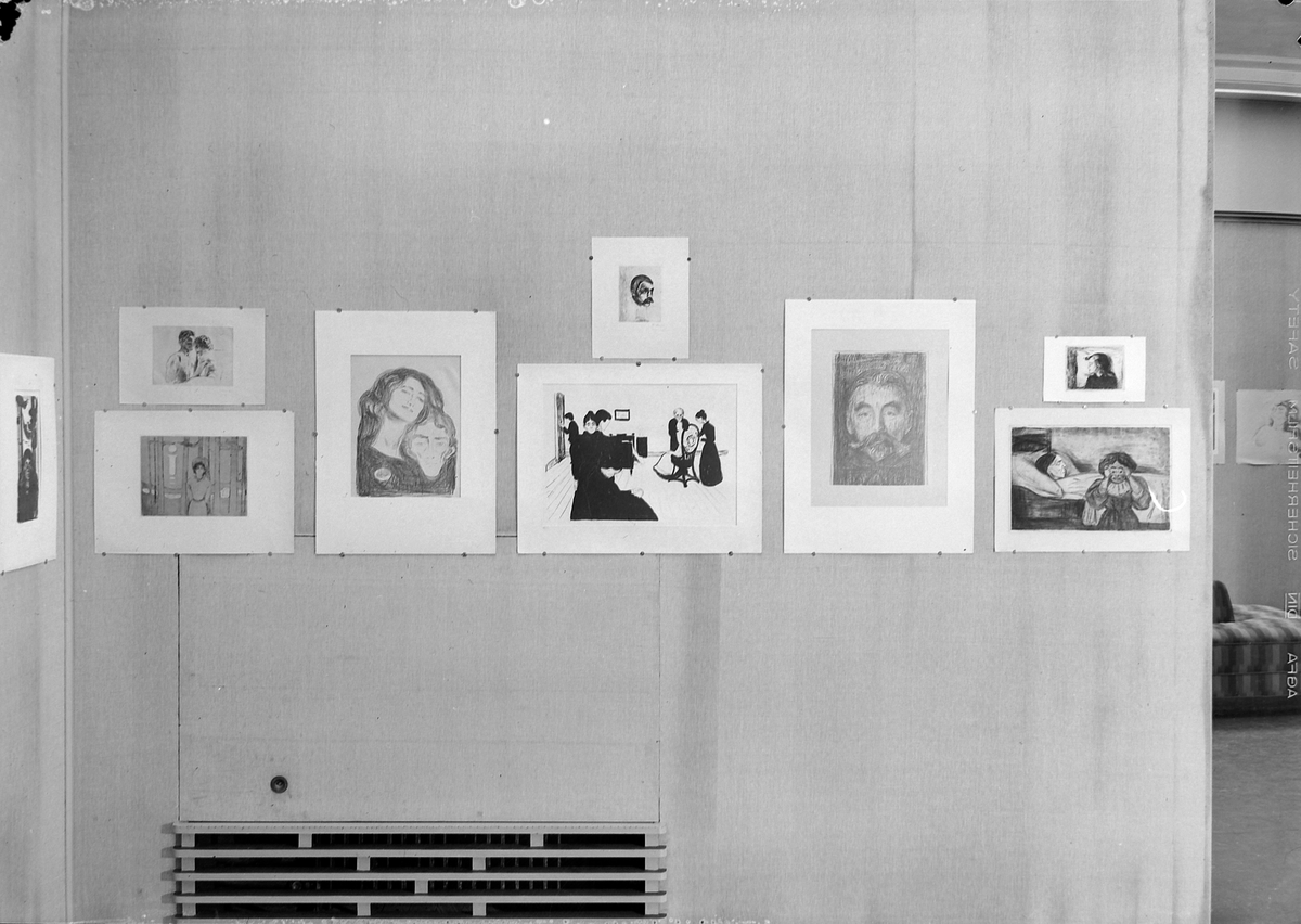Edvard Munch utstilling i Trondhjems Kunstforening