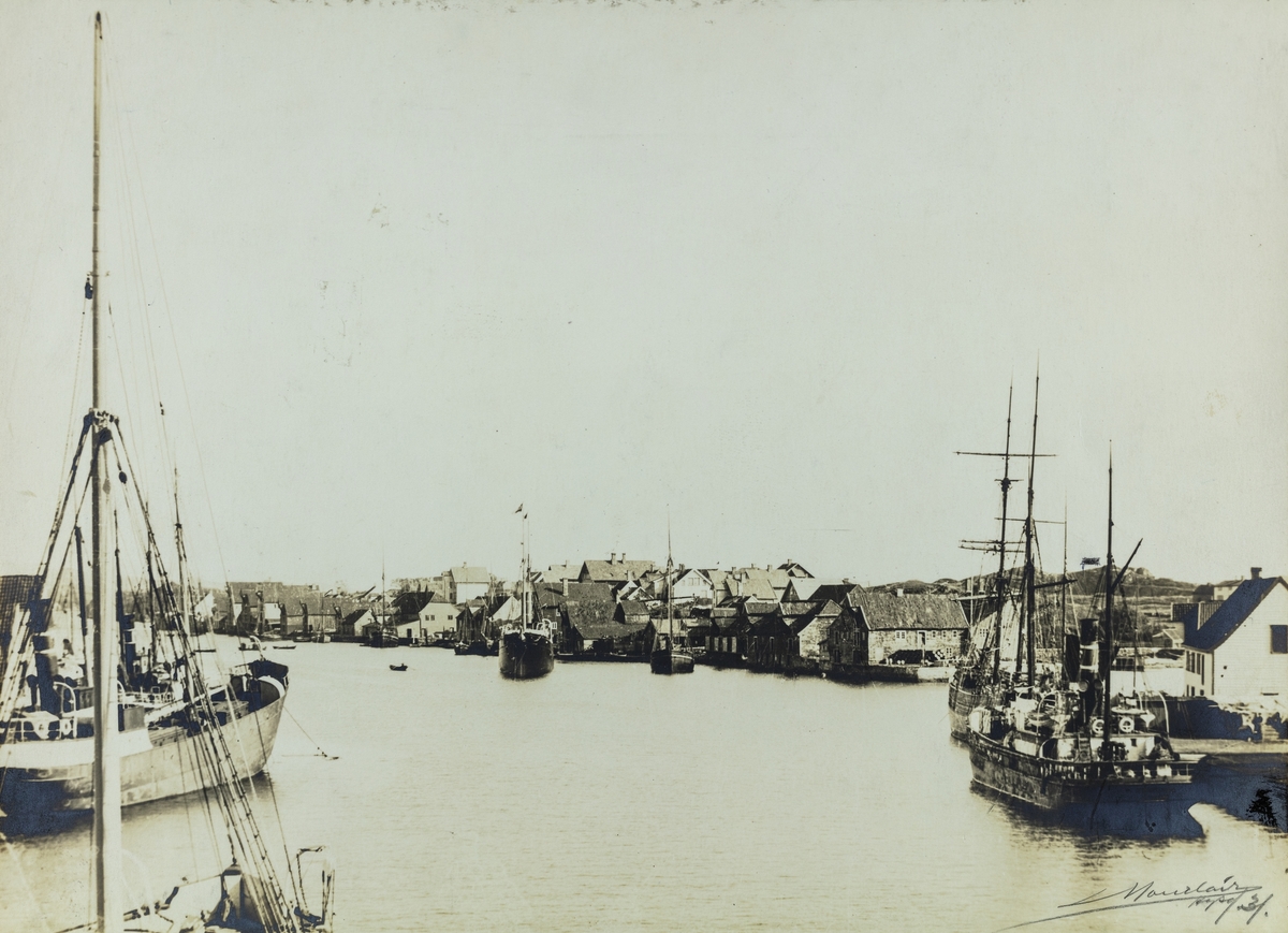 Smedasundet, Krossen, sett mot sydvest, ca. 1900.