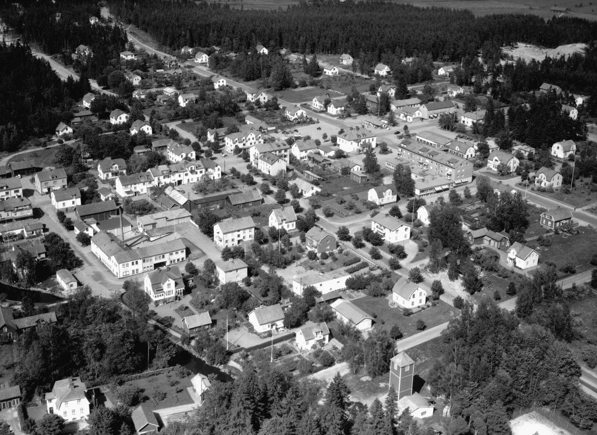 Flygfoto över Aneby i Jönköpings kommun 791/1964