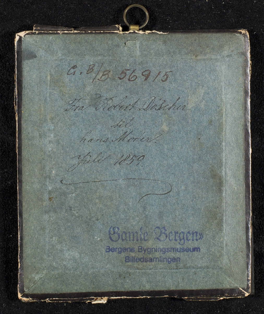 Daguerreotypi av Robert Døscher (1841-1925). Lett kolorert.