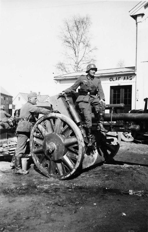 tyskere på tynset kanon april1940