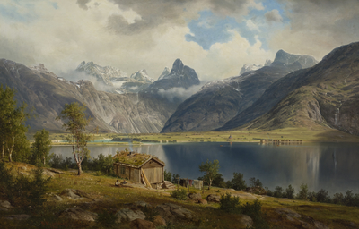 Johan Fredrik Eckersberg, "Romsdalshorn", 1865