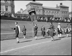 Barnelag fra Oslo, 1. Mai 1932 på Dælenenga idrettsplass. Gr