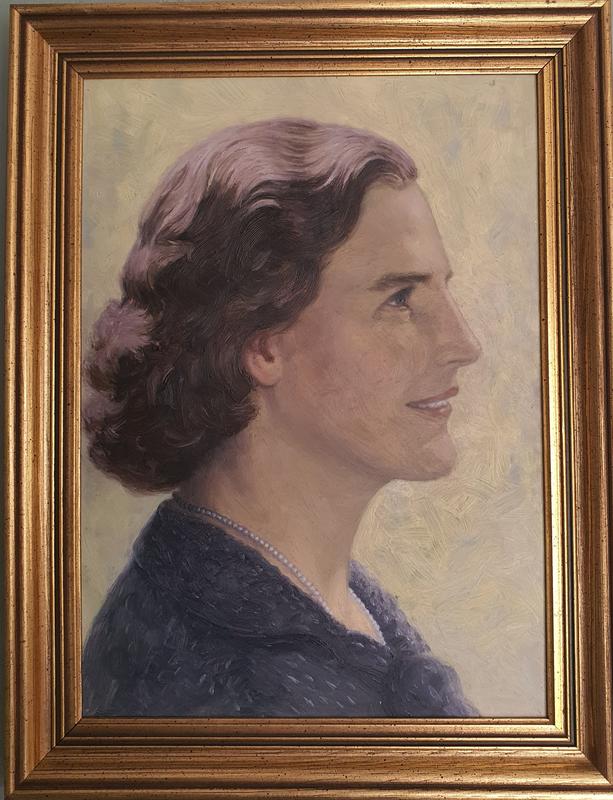 Picture of painting of Kirsten Flagstad. Both artist and where abouts are unknown.