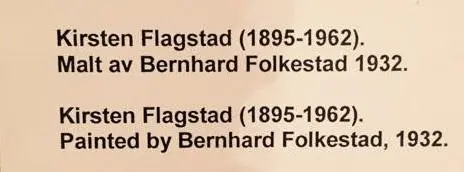 Plaque for painting. information about artist Bernhard Folkestad