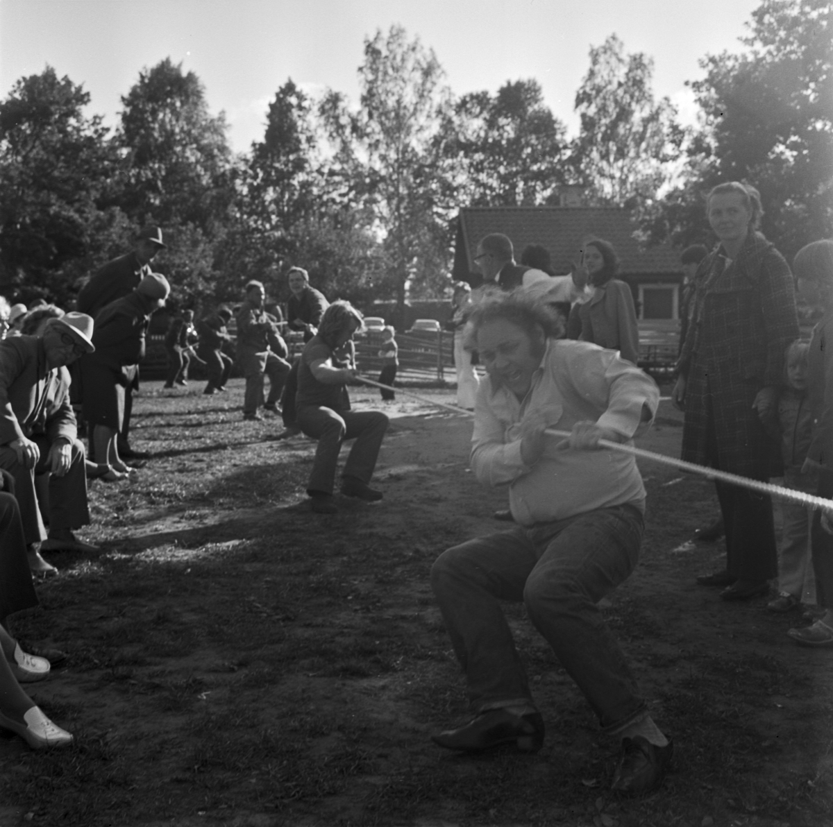 Hembygdsfest i Tierp, Uppland, augusti 1972