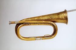 Postmuseet, gjenstander, posthorn, trompettype.