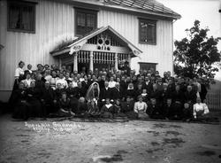 Kort : Ringebu 26.09.1909.   Inga og  Nils Segelstads bryllu