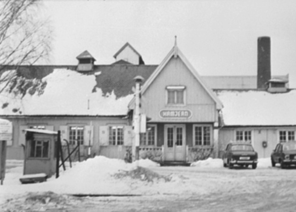 Hamar Jernstøperi og Mekansk verksted, Ham-Jern, Espern, fabrikkområde, eksteriør kontorbygningen i Stangevegen 111, 
