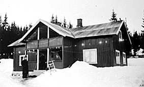Vang, Vangsåsen, Kallykja, Hamar Jern og Metall sitt feriehjem, vinter, kjøpt i 1924,