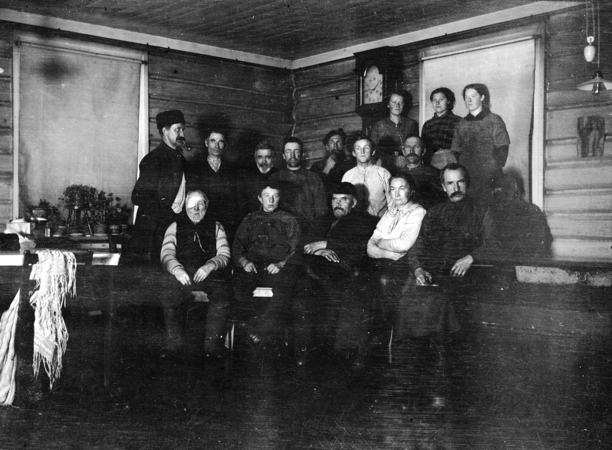 Arbeidsstokken ved Nordre Rustad, 1917