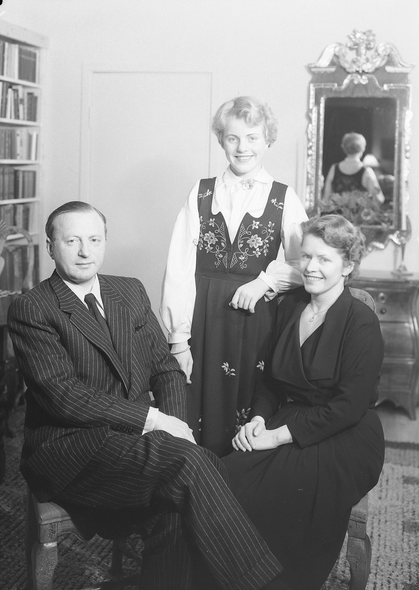 Overrettsakfører Henrik Bauck med famile