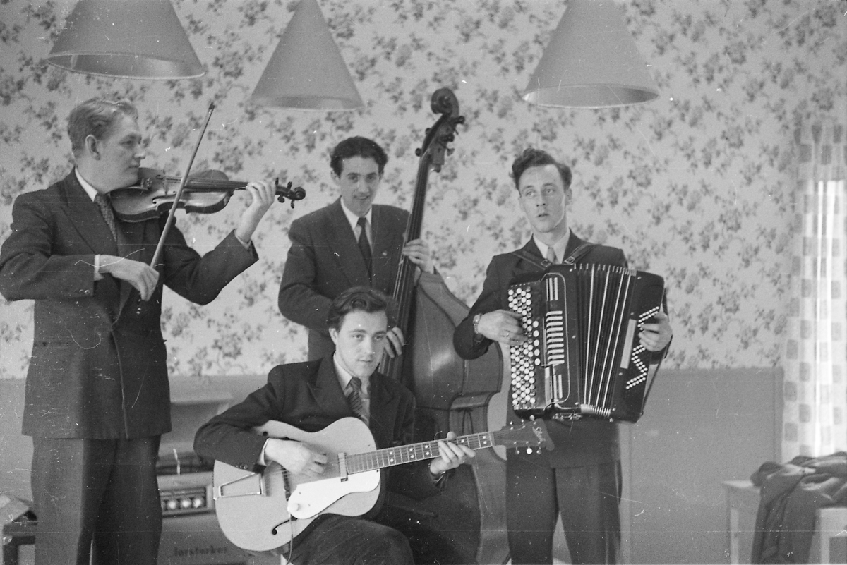Kongshaugs kvartett på Skansen restaurant - fra åpningen 1953
