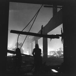 Storbrannen i trikkestallen på Øya