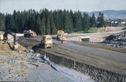 Bygging av ny E-6 mellom Sluppen og Tonstad.  Grusing og sem